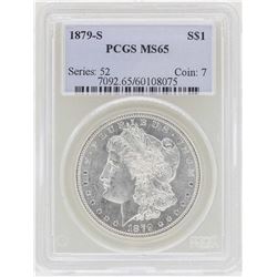 1879-S $1 Morgan Silver Dollar Coin PCGS MS65