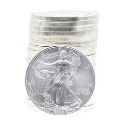 Roll of (20) 2008 $1 American Silver Eagle Brilliant Uncirculated Coins