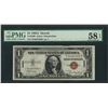 Image 1 : 1935A $1 Hawaii Silver Certificate WWII Emergency Note PMG Choice About Unc. 58E