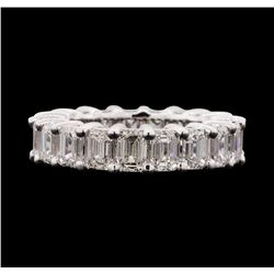 14KT White Gold 7.65 ctw Diamond Eternity Band