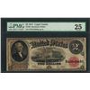 Image 1 : 1917 $2 Legal Tender Note Fr.60 PMG Very Fine 25