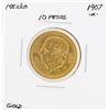 Image 1 : 1907-M Mexico 10 Pesos Gold Coin