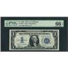 Image 1 : 1934 $1 Funnyback Silver Certificate Note Fr.1606 PMG Gem Uncirculated 66EPQ