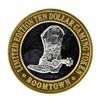 Image 2 : .999 Silver Boomtown Reno, NV $10 Casino Gaming Token Limited Edition