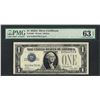 Image 1 : 1928A $1 Funnyback Silver Certificate Note Fr.1601 PMG Choice Uncirculated 63EPQ