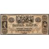 Image 1 : 1800's $20 Canal Bank New Orleans Obsolete Note