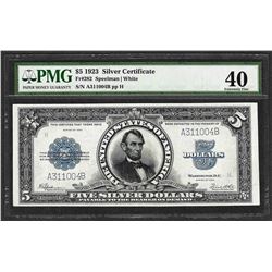 1923 $5 Porthole Silver Certificate Note PMG Extremely Fine 40