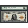 Image 1 : 1922 $10 Gold Certificate Note Fr.1173 PMG Choice Uncirculated 63EPQ