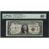 Image 1 : 1935A $1 Hawaii Silver Certificate WWII Emergency Note PMG Choice Extremely Fine