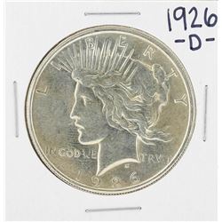 1926-D $1 Peace Silver Dollar Coin