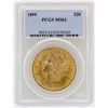 1899 $20 Liberty Head Double Eagle Gold Coin PCGS MS61