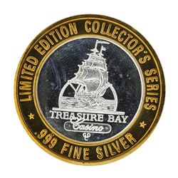 .999 Silver Treasure Bay Casino $10 Limited Edition Gaming Token