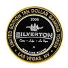 Image 1 : .999 Silver Silverton Casino Las Vegas, Nevada $10 Limited Edition Gaming Token