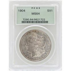 1904 $1 Morgan Silver Dollar Coin PCGS MS64