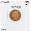 Image 1 : 1857-A France 10 Francs Gold Coin