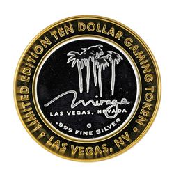 .999 Silver The Mirage Las Vegas, Nevada $10 Casino Limited Edition Gaming Token