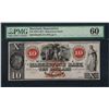 Image 1 : 1850's-60's $10 The Hagerstown Bank Obsolete Note PMG Uncirculated 60