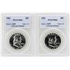 Image 1 : Lot of 1962-1963 Franklin Half Dollar Proof Coins PCGS PR66