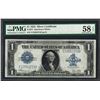 Image 1 : 1923 $1 Silver Certificate Note Fr.237 PMG Choice About Uncirculated 58EPQ