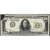 1934 $500 Federal Reserve Note Light Green Seal-Corner Missing