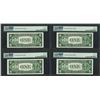 Image 2 : Lot of (4) Consecutive 1935C $1 Silver Certificate Notes PMG Choice Uncirculated