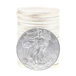 Roll of (20) 2015 Brilliant Uncirculated $1 American Silver Eagle Coins