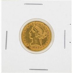 1881 $5 Liberty Head Half Eagle Gold Coin