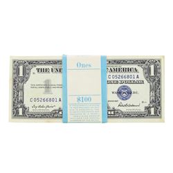 Pack of (100) Consecutive 1957 $1 Silver Certificate Notes