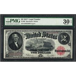 1917 $2 Legal Tender Note Fr.60 PMG Very Fine 30EPQ