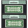 Image 2 : (2) Consecutive 1928A $1 Funnyback Silver Certificate Notes PCGS Very Choice New