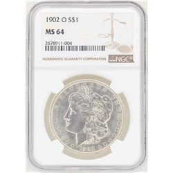 1902-O $1 Morgan Silver Dollar Coin NGC MS64