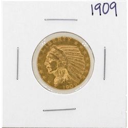 1909-D $5 Indian Head Half Eagle Gold Coin