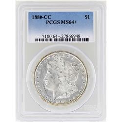 1880-CC $1 Morgan Silver Dollar Coin PCGS MS64+