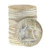 Image 2 : Roll of (20) 1958-D Brilliant Uncirculated Franklin Half Dollar Coins