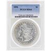 Image 1 : 1896 $1 Morgan Silver Dollar Coin PCGS MS64