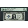 Image 1 : 1928A $1 Funnyback Silver Certificate Note Fr.1601 PMG About Uncirculated 55EPQ