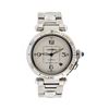 Mens Stainless Steel Cartier Pasha Automatic Wristwatch