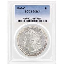 1902-O $1 Morgan Silver Dollar Coin PCGS MS63