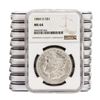 Image 1 : Lot of (10) 1884-O $1 Morgan Silver Dollar Coins NGC MS64