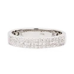 14KT White Gold 0.70 ctw Diamond Ring