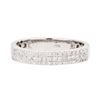 Image 1 : 14KT White Gold 0.70 ctw Diamond Ring