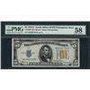 Image 1 : 1934A $5 North Africa Silver Certificate WWII Emergency Note PMG Choice About Un