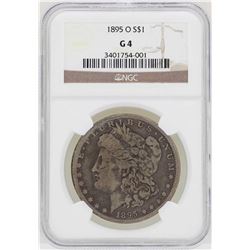 1895-O $1 Morgan Silver Dollar Coin NGC G4