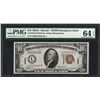 Image 1 : 1934A $10 Federal Reserve WWII Emergency Hawaii Note PMG Choice Uncirculated 64E