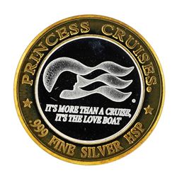 .999 Silver HSP Princess Cruises Casino Limited Edition Gaming Token