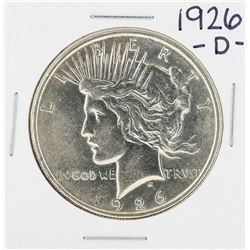 1926-D $1 Peace Silver Dollar Coin