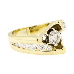 14KT Yellow Gold 1.29 ctw Diamond Ring