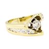 Image 1 : 14KT Yellow Gold 1.29 ctw Diamond Ring