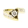 Image 2 : 14KT Yellow Gold 1.29 ctw Diamond Ring