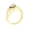 Image 4 : 14KT Yellow Gold 1.29 ctw Diamond Ring